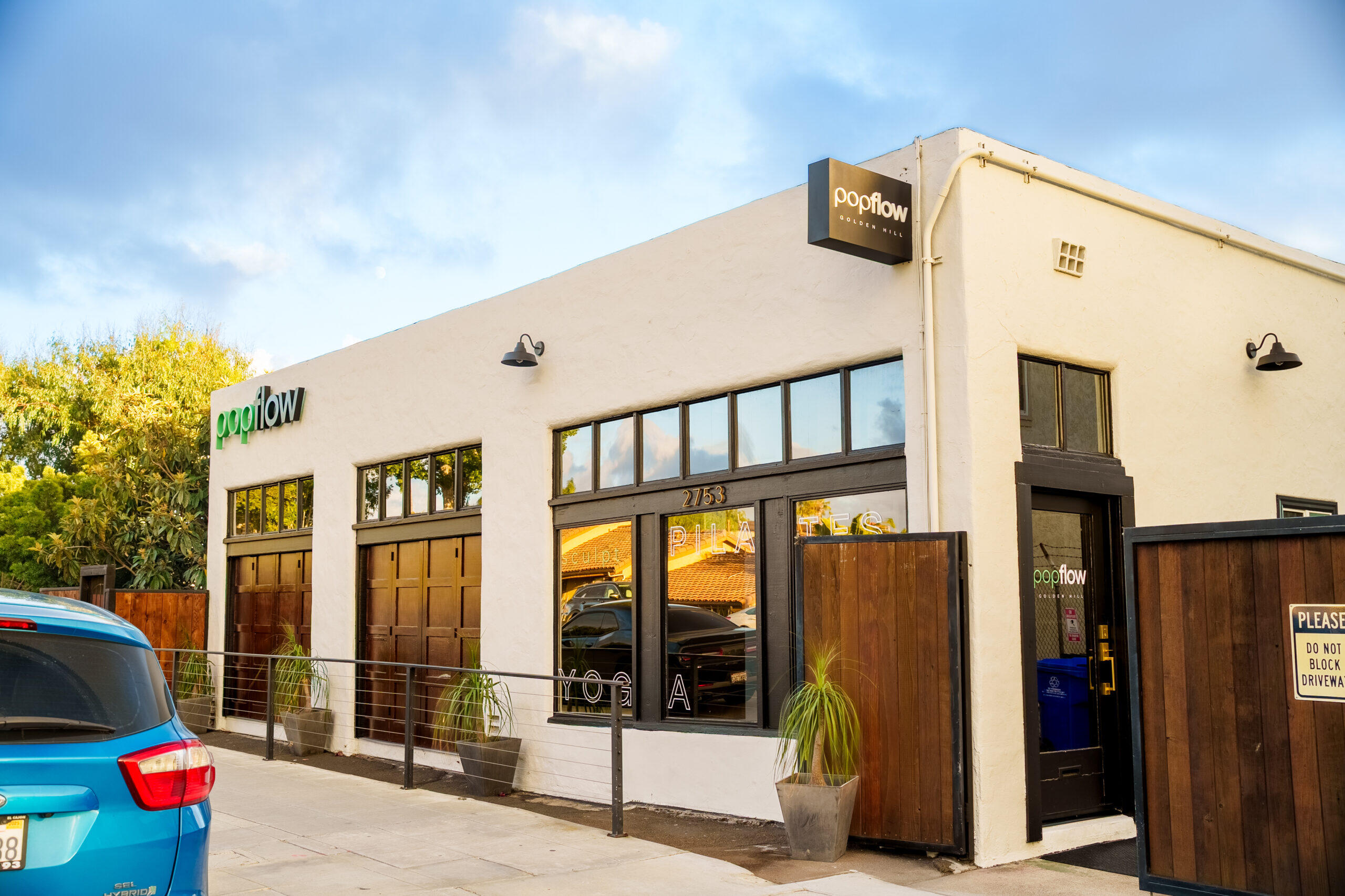 Inside Popflow Golden Hill studio at 2753 B Street, San Diego